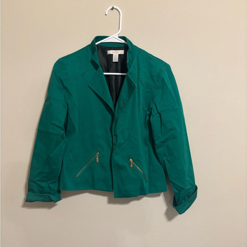 Chicos Green jacket